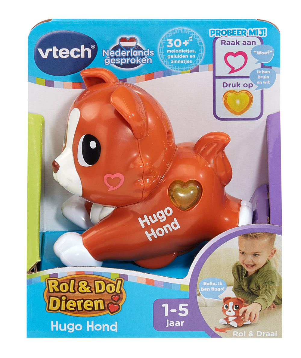 Vtech rol dol dieren hugo hond