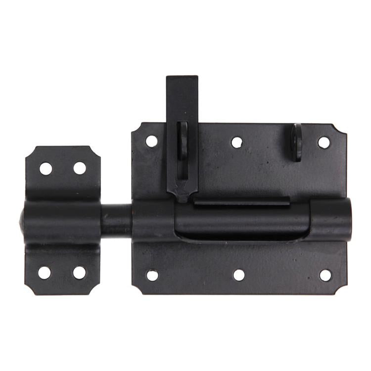 Mack 1069135 - hangslotgrendel zwart 100 mm | 5 stuks
