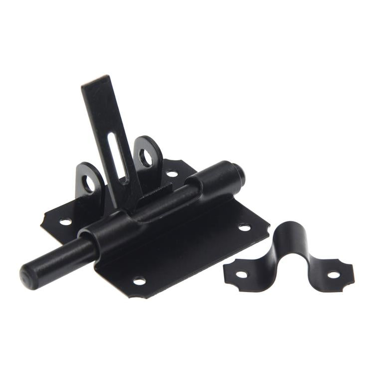 Mack 1069134 - hangslotgrendel zwart 80 mm | 5 stuks