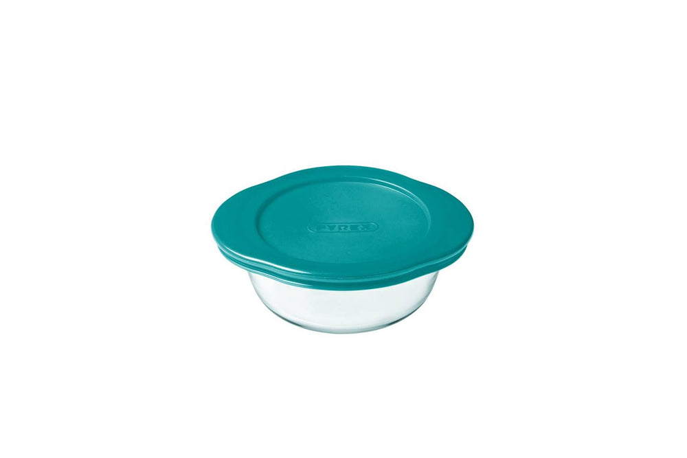 Pyrex cook store ronde bewaarschaal 14x12x5cm - 350ml - borosilicate glass
