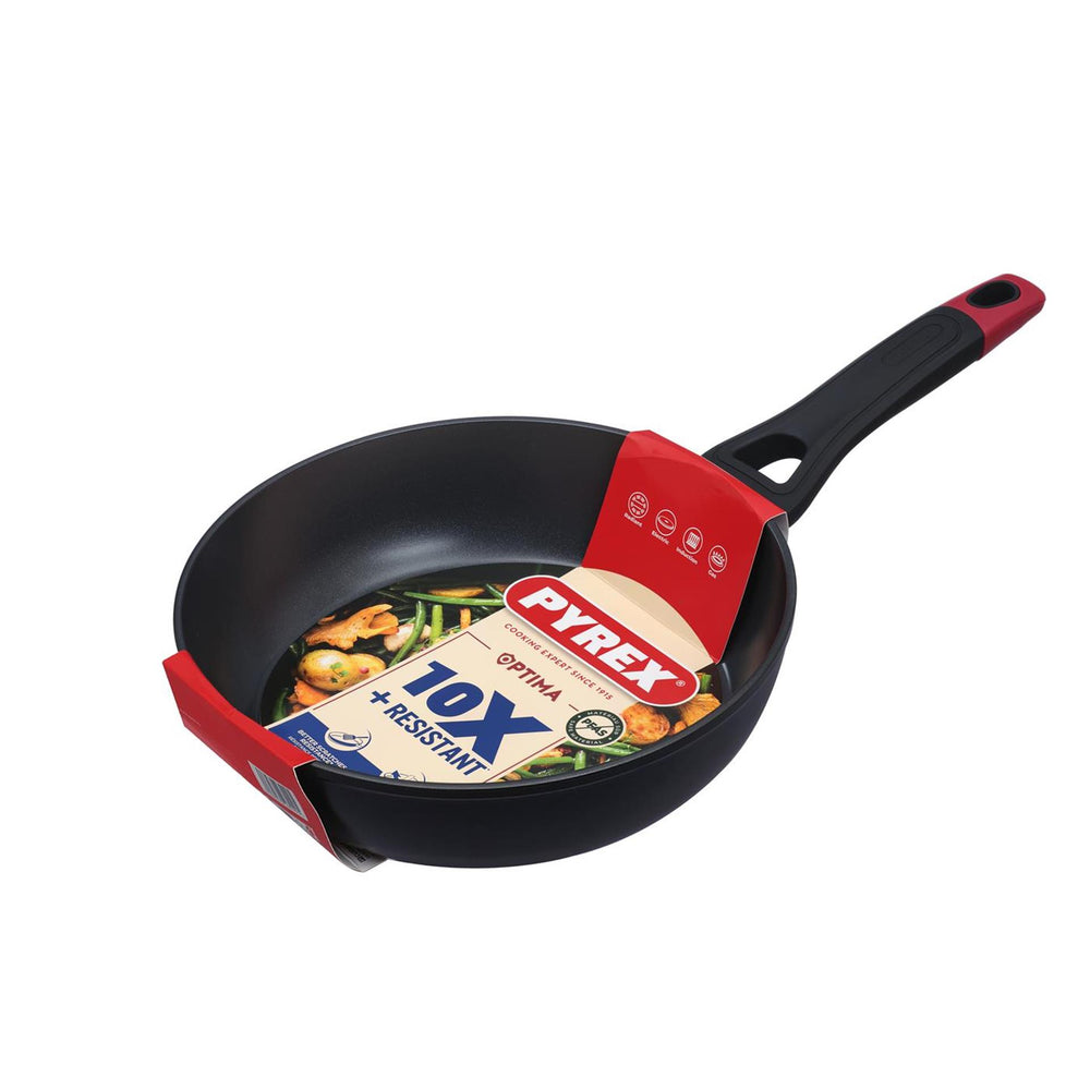 Pyrex optima+ diepe koekenpan ø26cm 8,7cm diep voor o.a. inductie