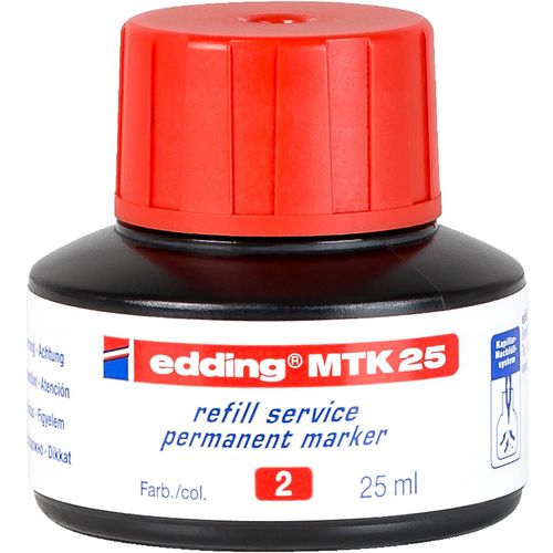 Navulinkt edding mtk25 rood 25ml