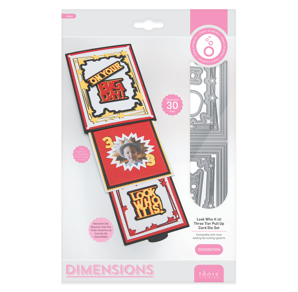 Tonic studios • dimensions die set look who it is