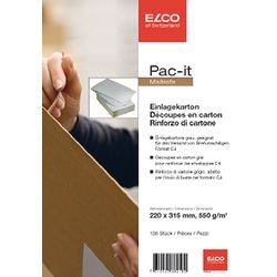 Verstevigingskarton elco pac-it 550 g m² grijs