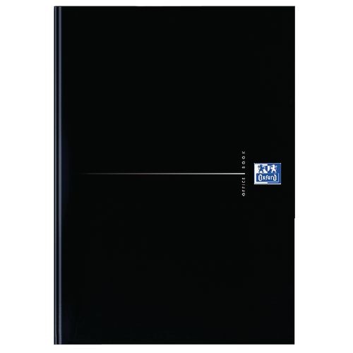 Notitieboek oxford zwart 96 vel