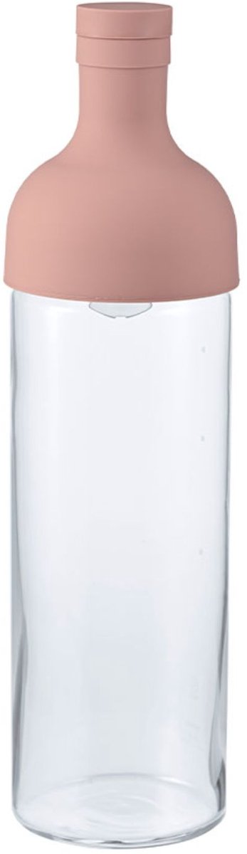 Hario cold brew fles 750ml - licht roze