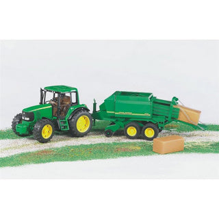 Bruder speelgoed | miniature vehicles - john deere balenpers (02017)