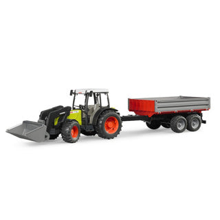 Bruder tractor claas nectis 267f met aanhanger