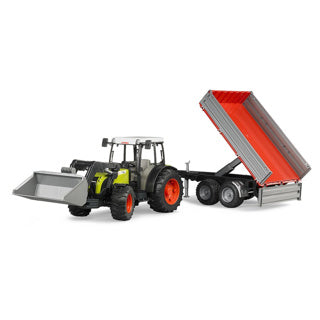 Bruder tractor claas nectis 267f met aanhanger