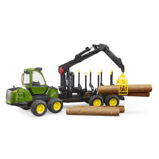 Bruder john deere bosbouw tractor