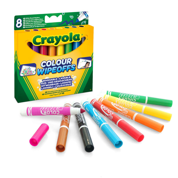 Crayola color wipeoff whiteboard stiften, 8st.