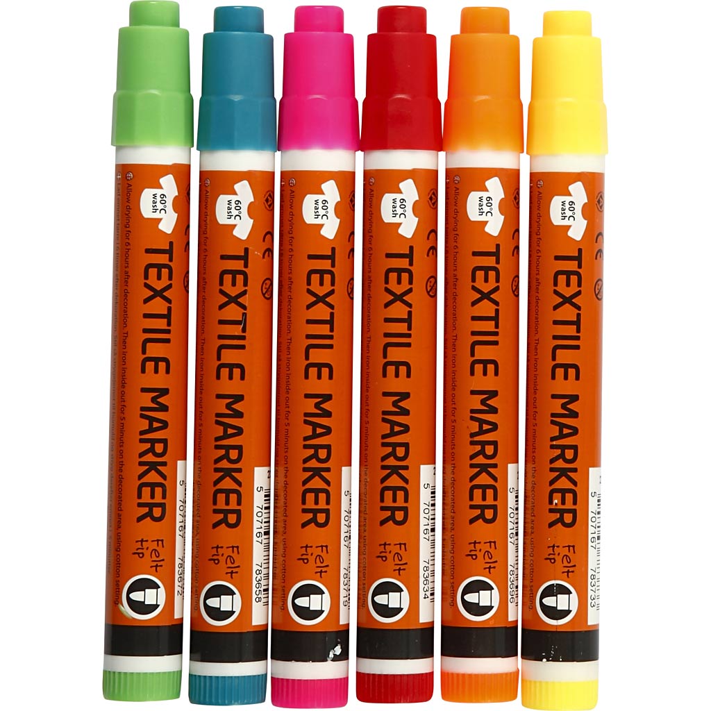 Https: www.cchobby.nl textielstiften-lijndikte-2-4-mm-neon-kleuren-6-stuk-1-doos