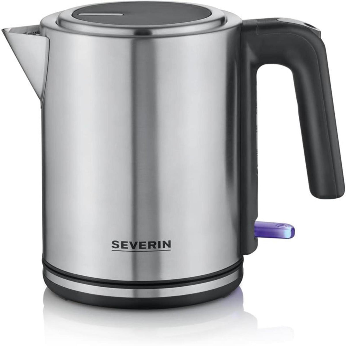 Severin waterkoker met waterniveau-indicator, draadloos 1 liter 2400wat rvs