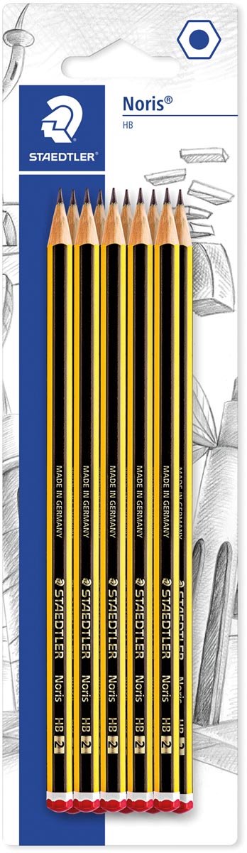 Staedtler grafietpotlood noris hb | blister van 10 stuks