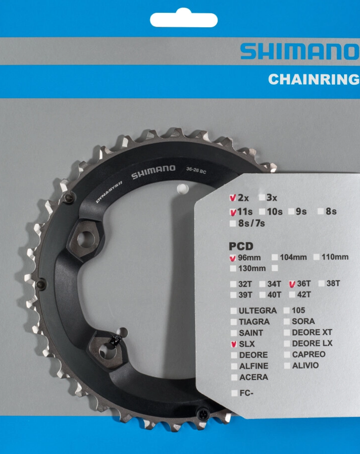 Shimano kettingblad SLX 11V 36T Y1VG98020 M7000-2