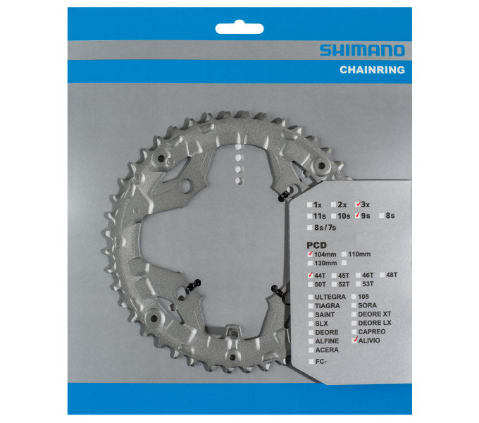 Shimano - Kettingblad 44T Alivio FC-T4060 9 versnellingen - zilver