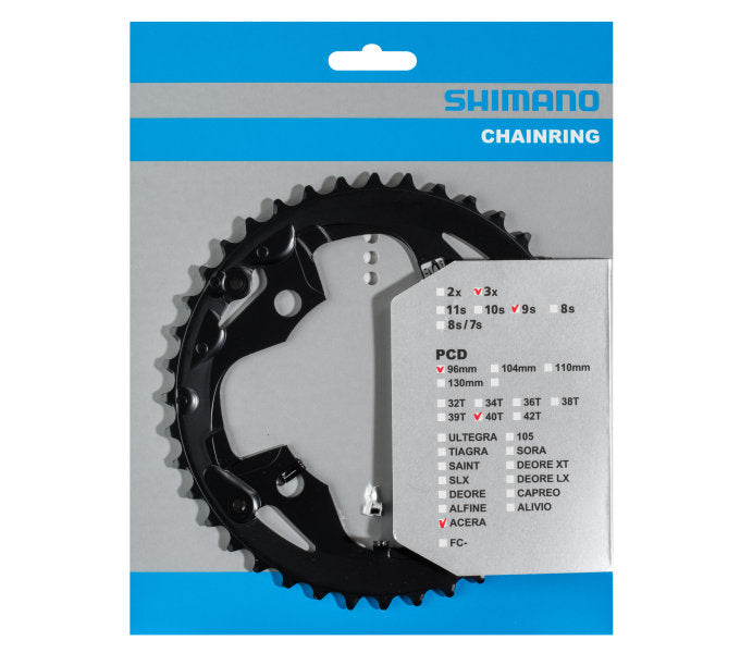 Shimano Kettingblad 40T Acera FC-M3000 9 versnellingen