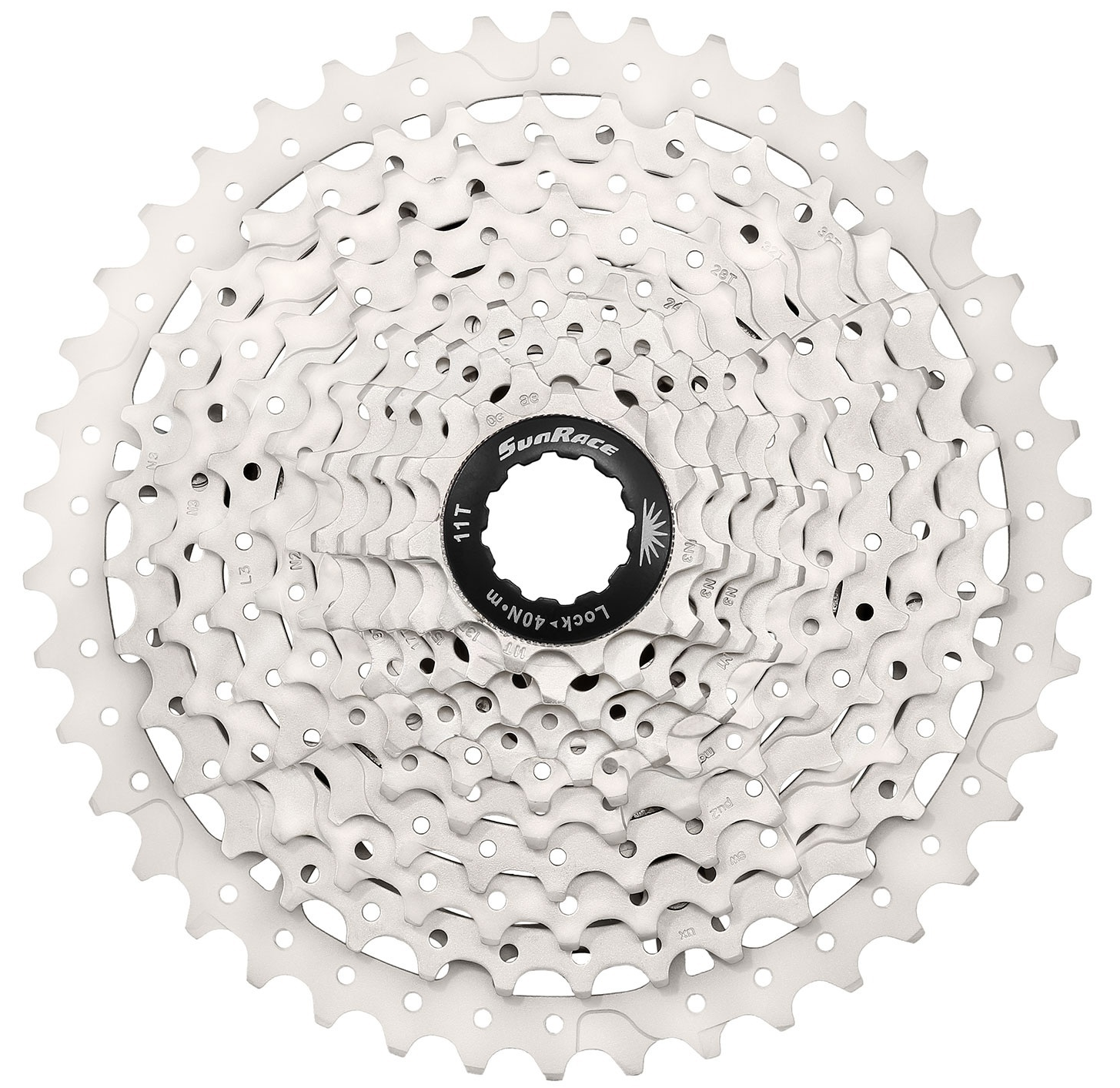 Cassette 10 vitesses Sunrace CSMS3 11-46T - argent métallisé