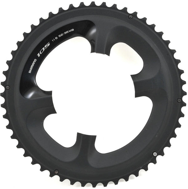 Shimano chainring 105 11S 52T Y1PH98110 FC-5800 black