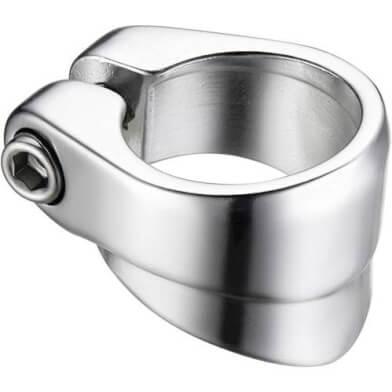 Union zadelpenklem 31,8 mm kraag zilver