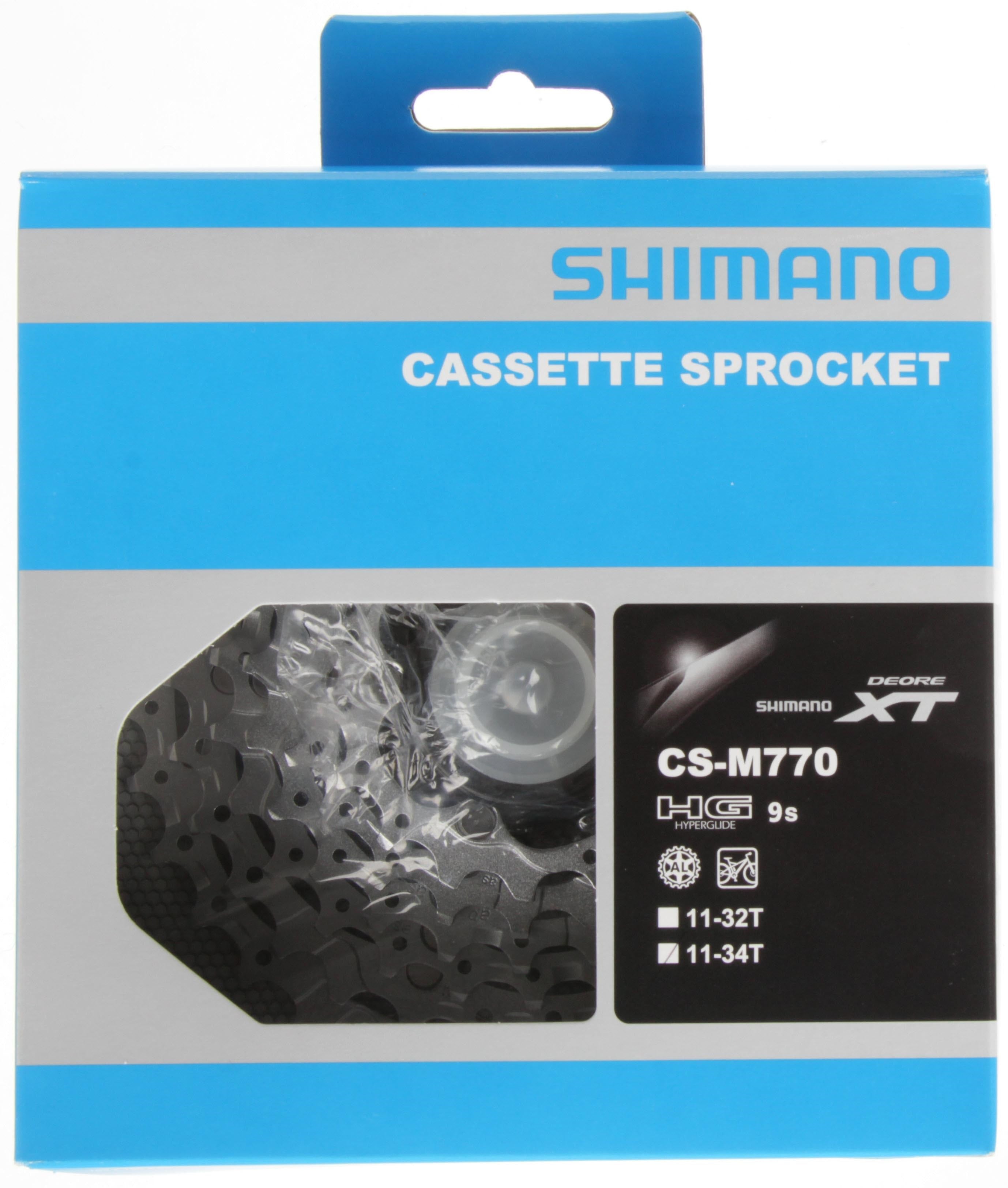 Shimano Deore XT CS-M770 11-34 9-speed