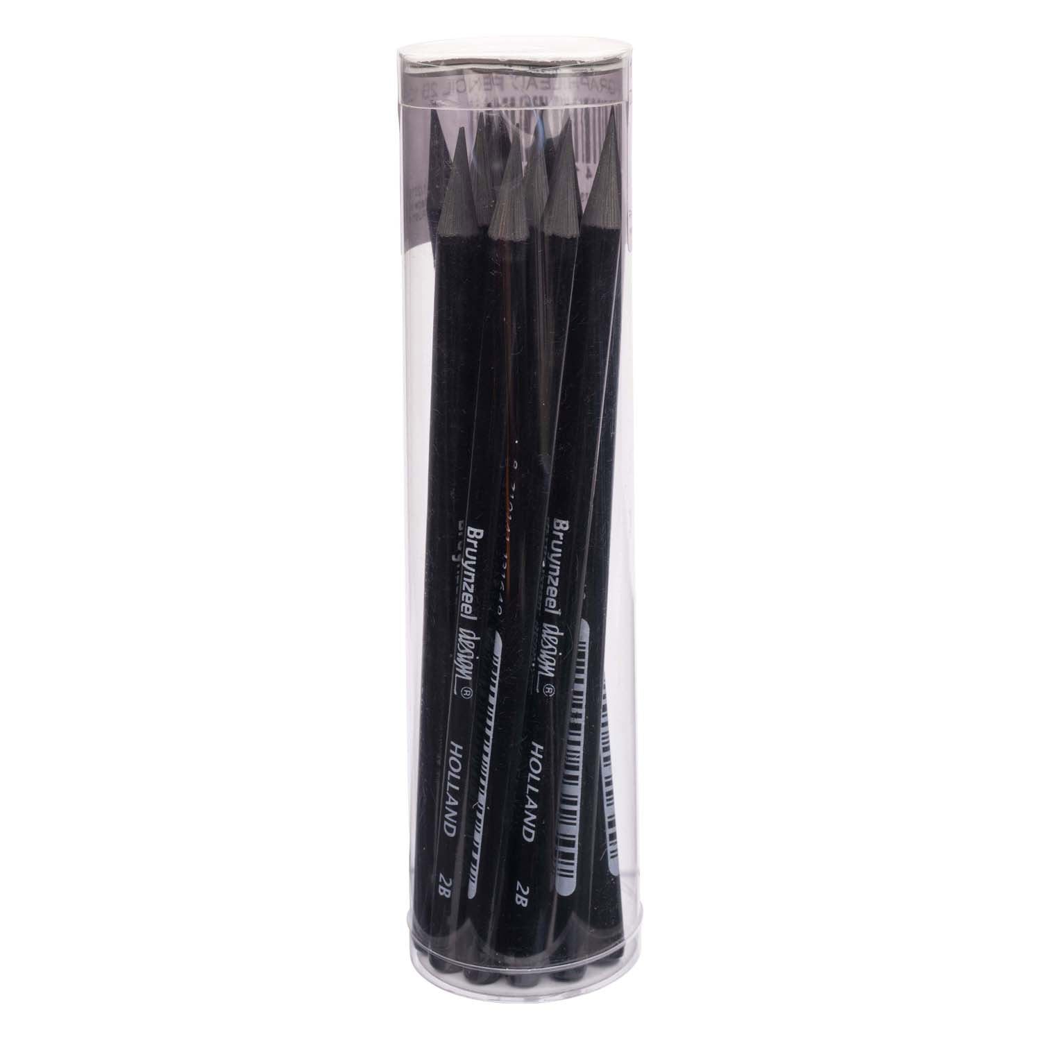 Bruynzeel design grafietstift 2b - 12st.