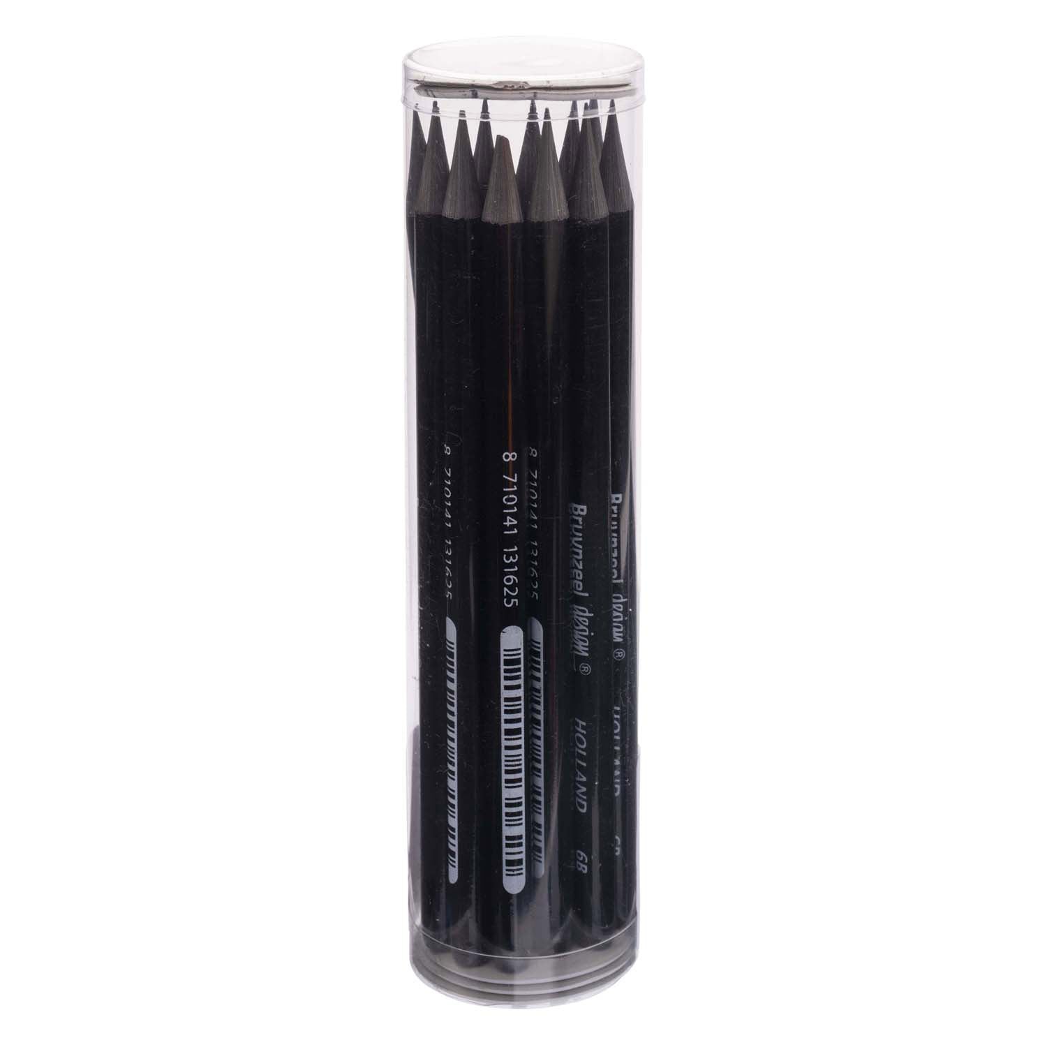 Bruynzeel design grafietstift 6b - 12st.