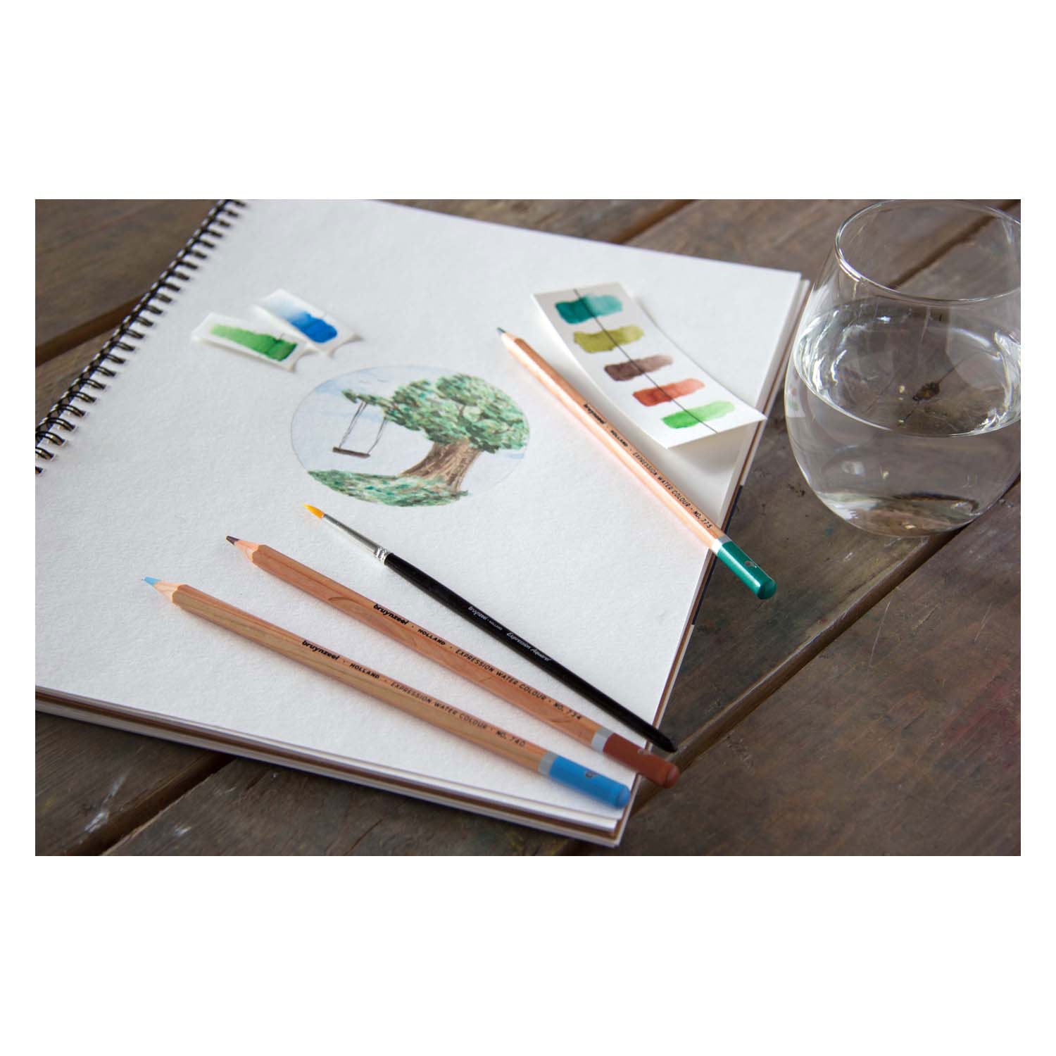 Bruynzeel expressie aquarelpotloden blik 36