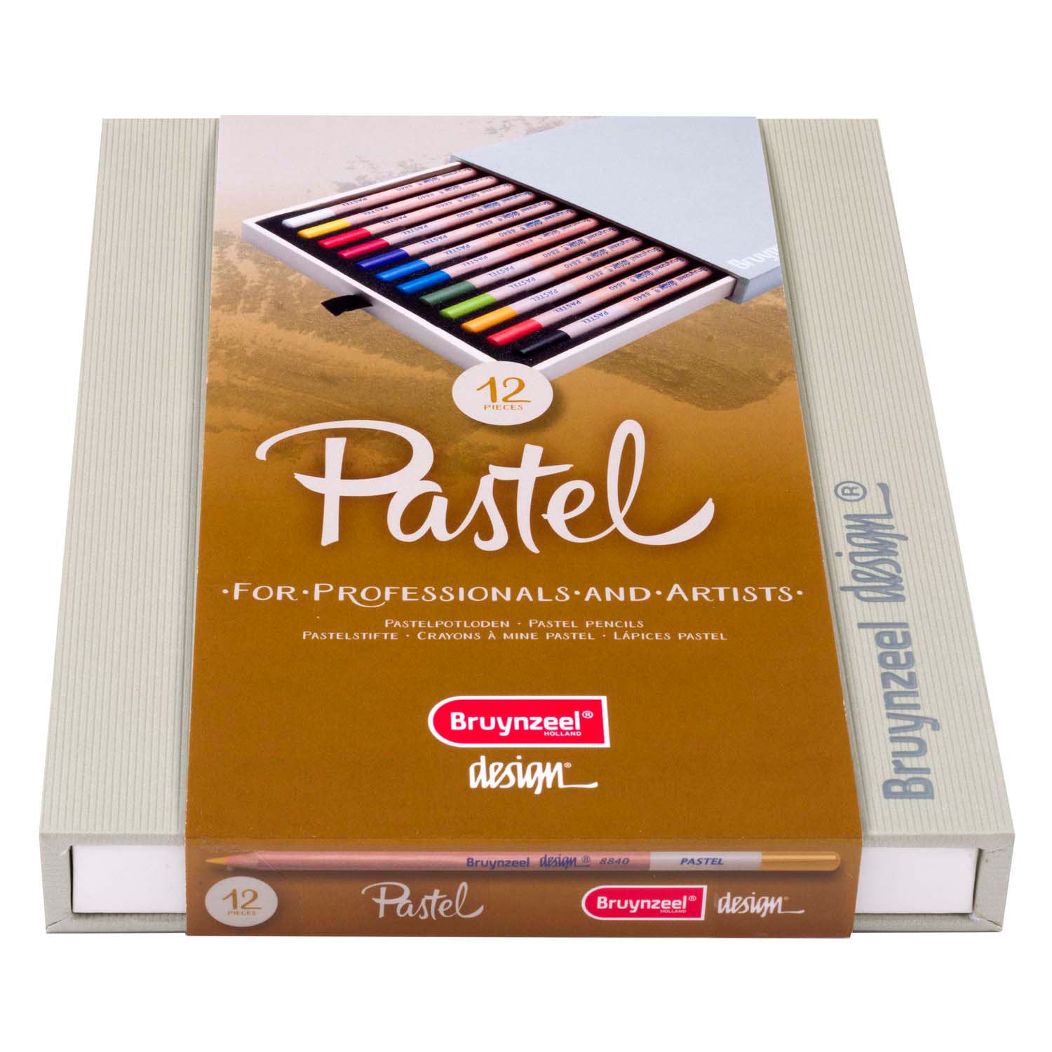 Bruynzeel design pastelpotlooddoos, 12 kleuren