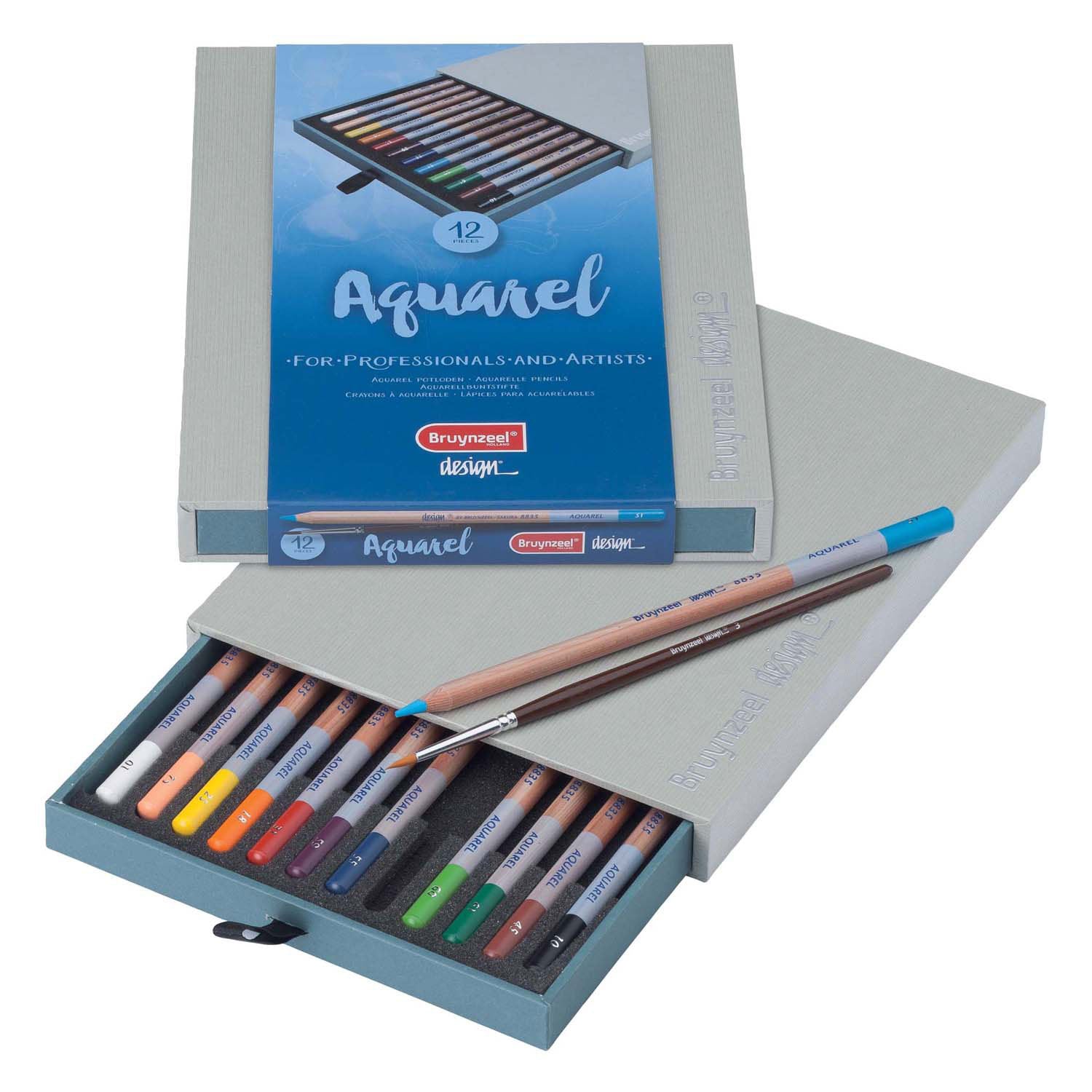 Bruynzeel aquarelpotloden doos 12