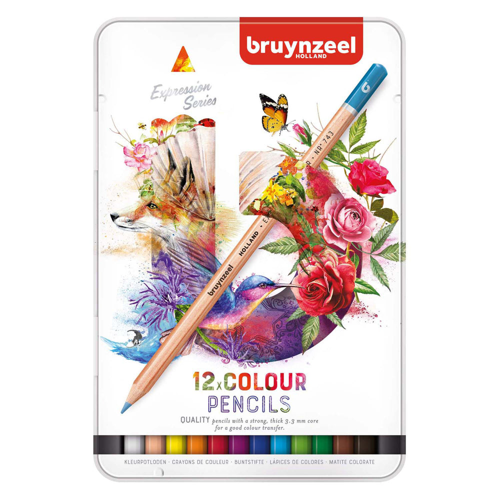 Bruynzeel expressie kleurpotloden blik 12