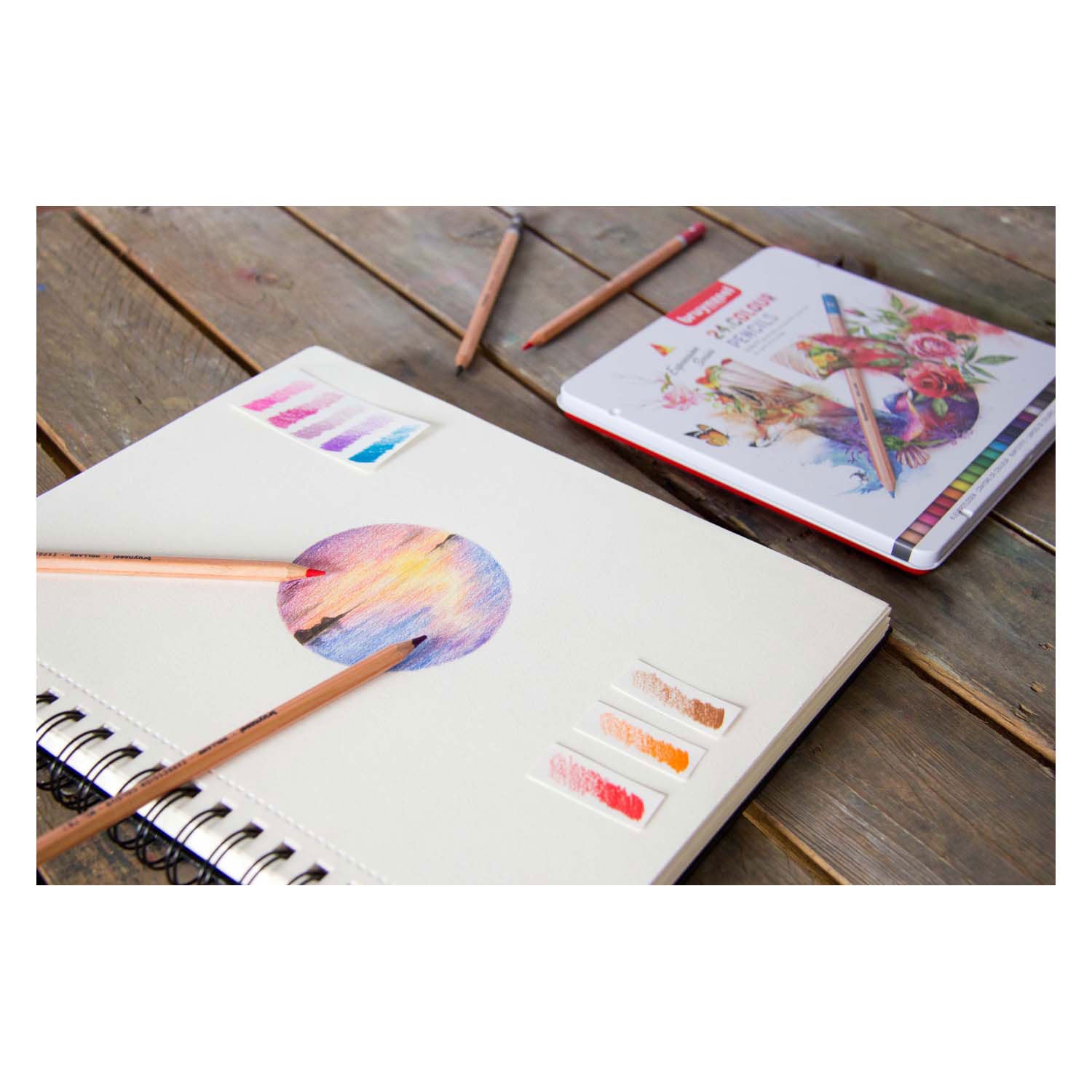 Bruynzeel expressie kleurpotloden blik 12