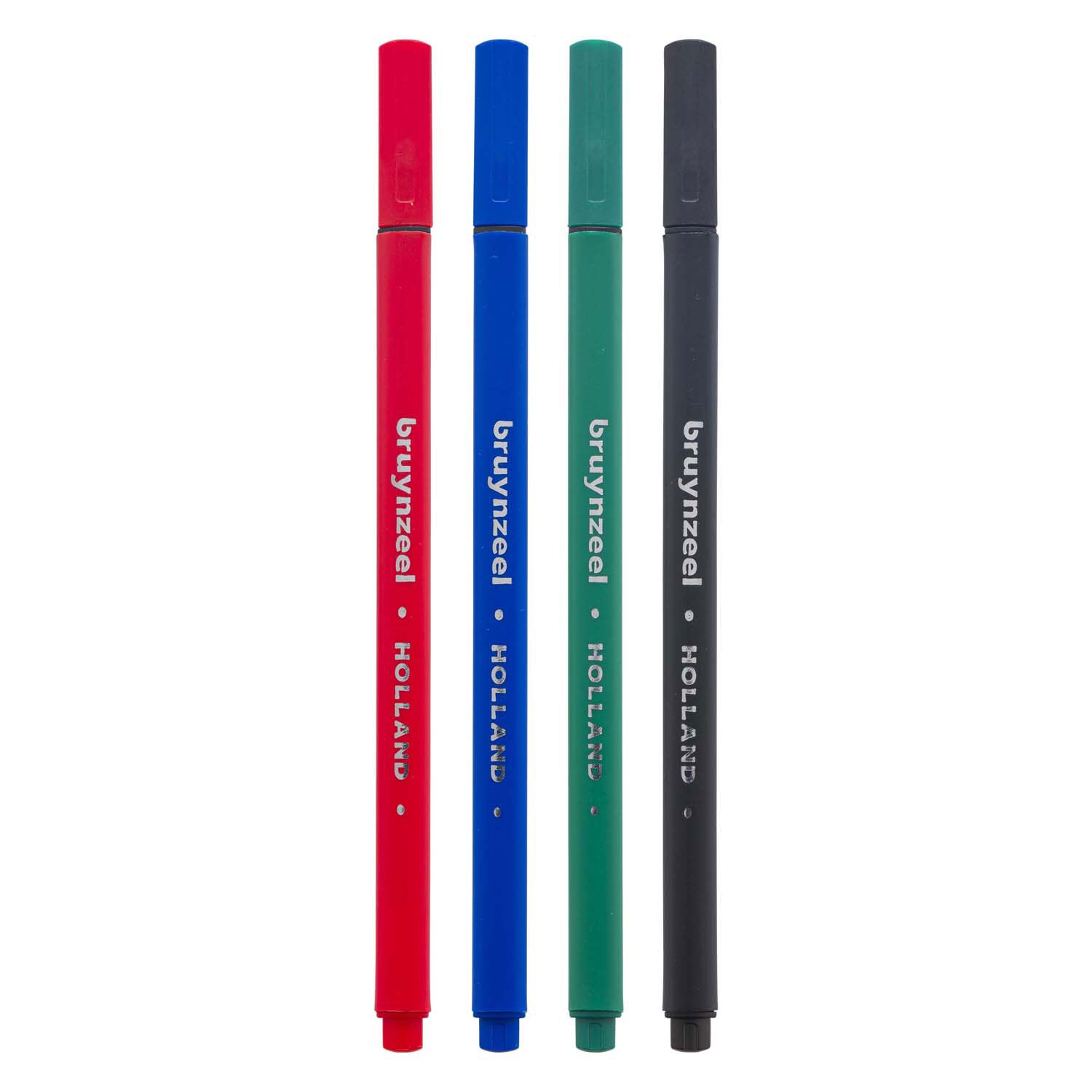 Bruynzeel finelinerset 4 kleuren
