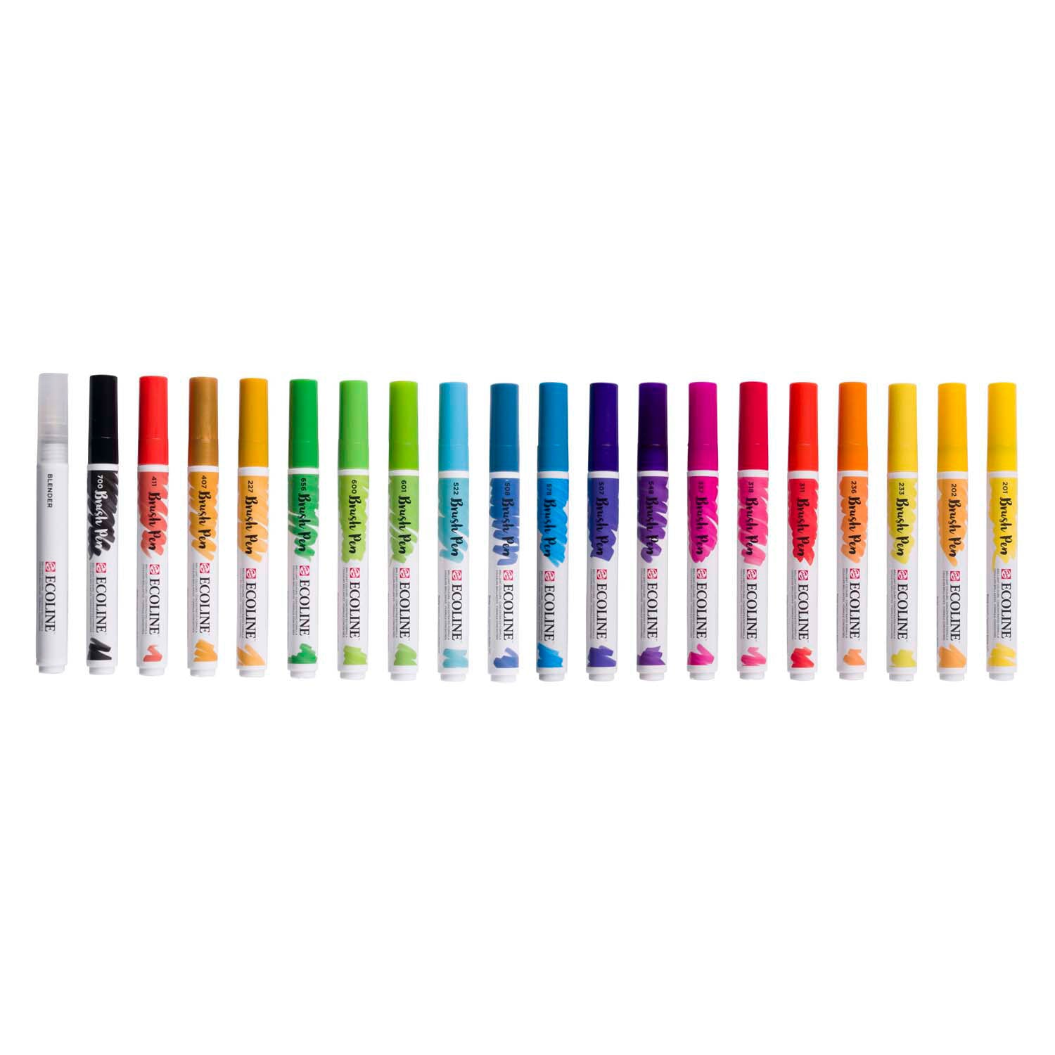 Bruynzeel ecoline penseelpenset landschappen, 20 kleuren