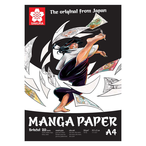Sakura manga papier a4, 250g, 20 vellen