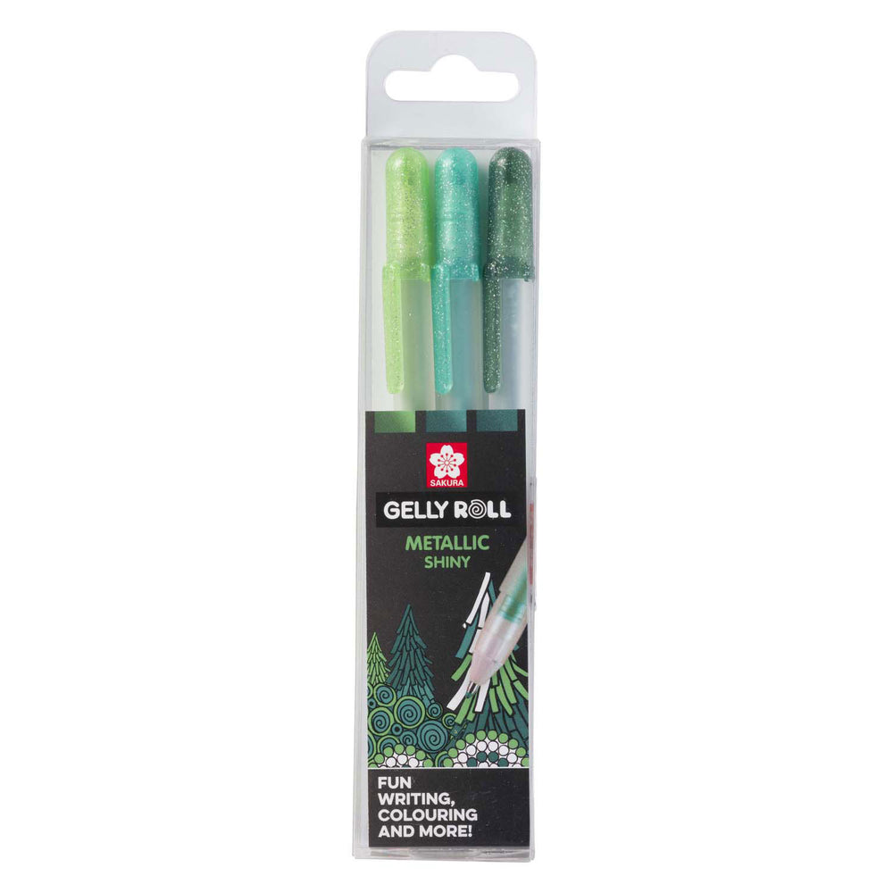 Sakura gelly roll metallic set 3 gelpennen bos