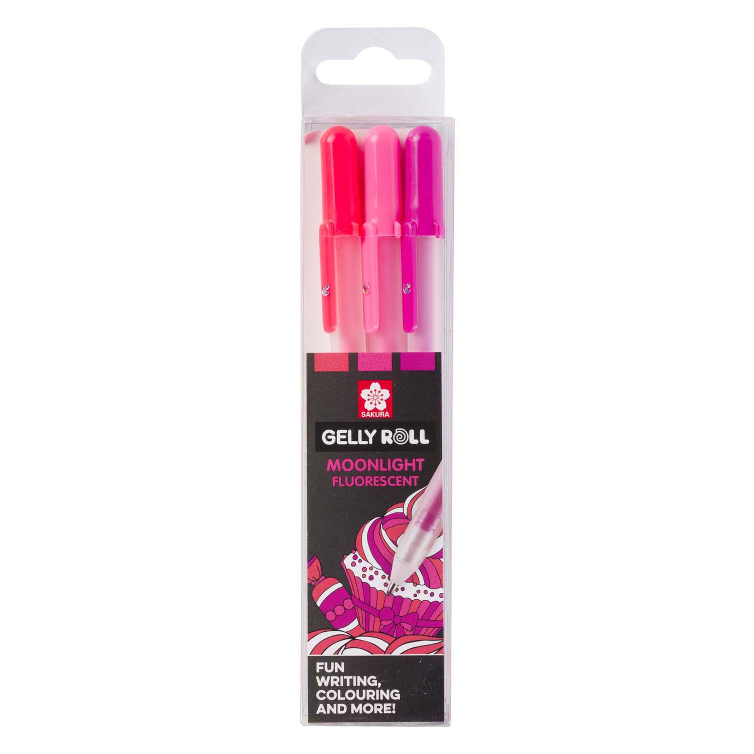 Sakura Moonlight set 3 gelpennen snoepjes