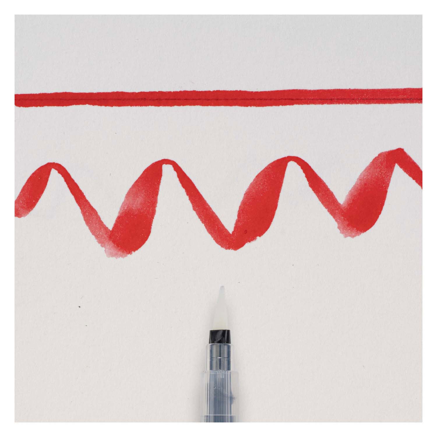 Sakura koi waterborstel, plat, maat m, lang reservoir