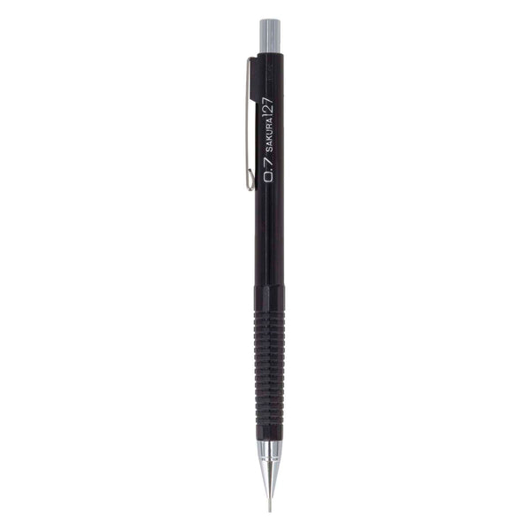 Sakura vulpotlood zwart 0.7 mm - schokdemping voor kinderen.