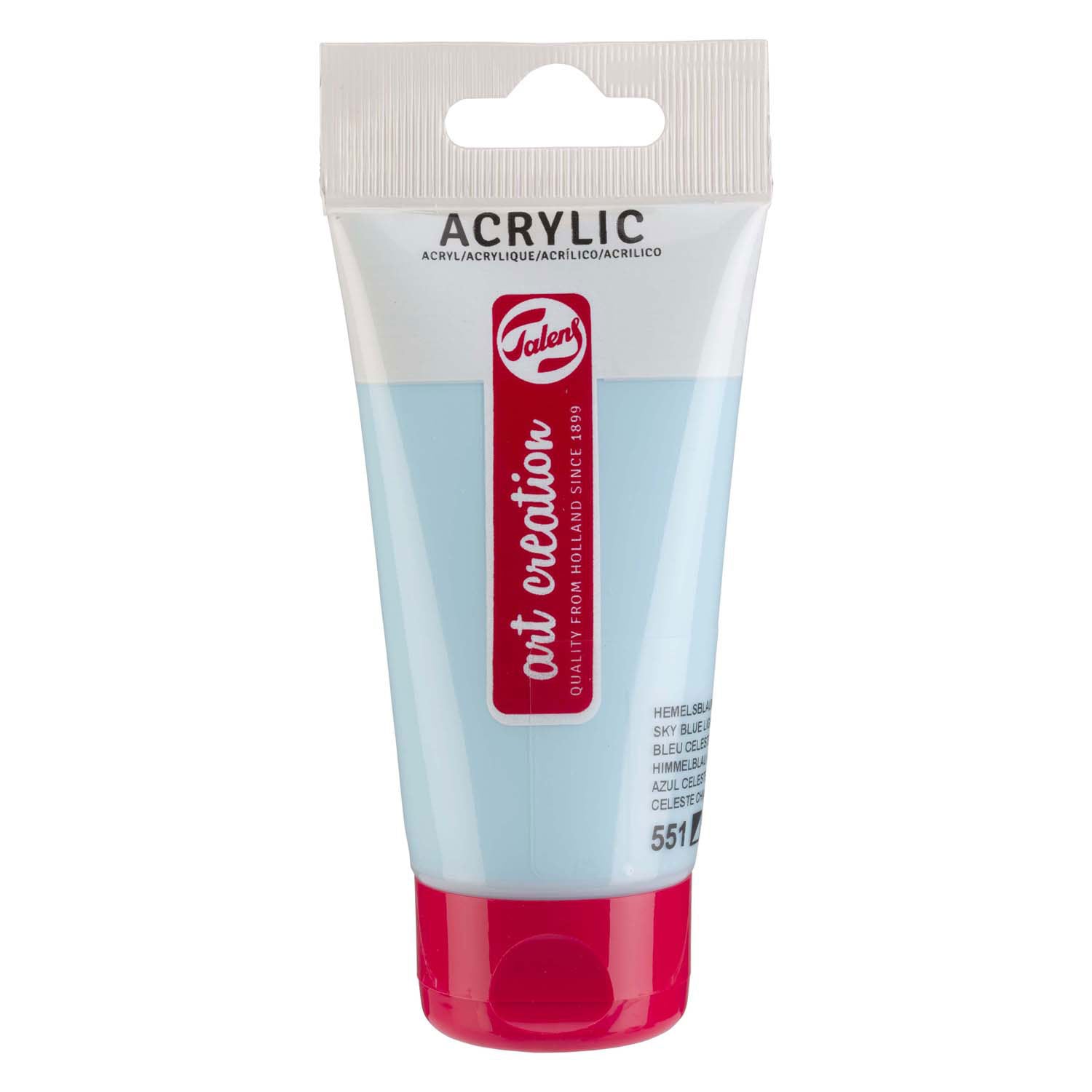 Talens art creation acrylverf tube 75ml hemelsblauw licht
