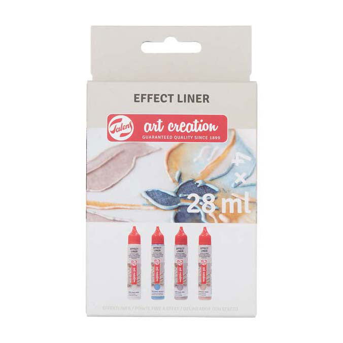 Talens art creation effektliner set 4x28ml specialiteitenparel
