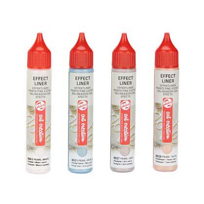 Talens art creation effektliner set 4x28ml specialiteitenparel