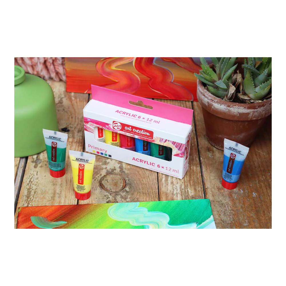 Talens art creation acrylverf set primary, 6x12ml