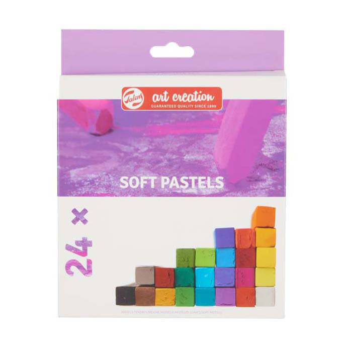Talens kunstcreatie softpastelset 24