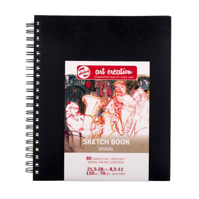 Talens art creation schetsboek spiraal 21,5x28cm 110g 80v