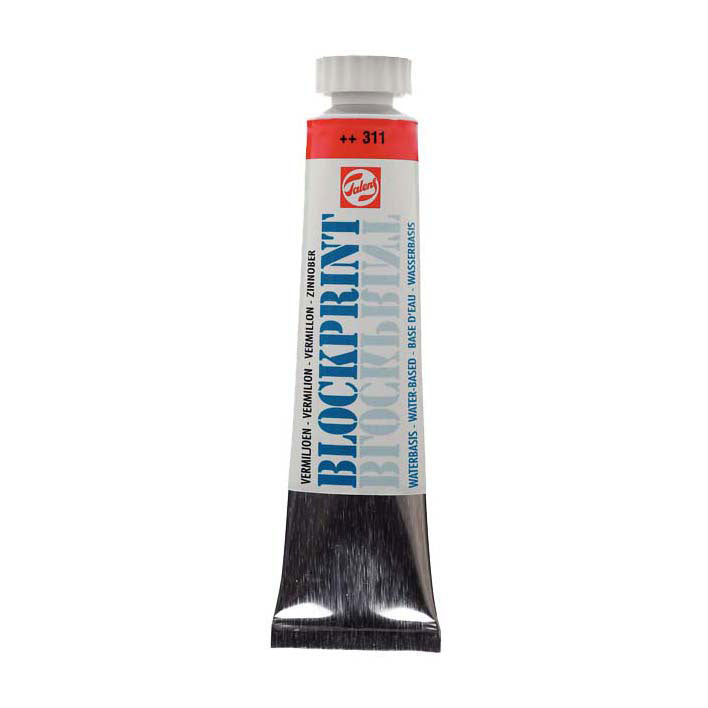 Talens blokprint tube 20ml vermiljoen 311