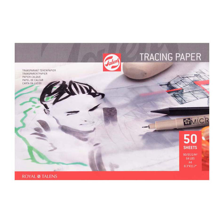 Talens overtrekpapier a4 90g 50 vellen