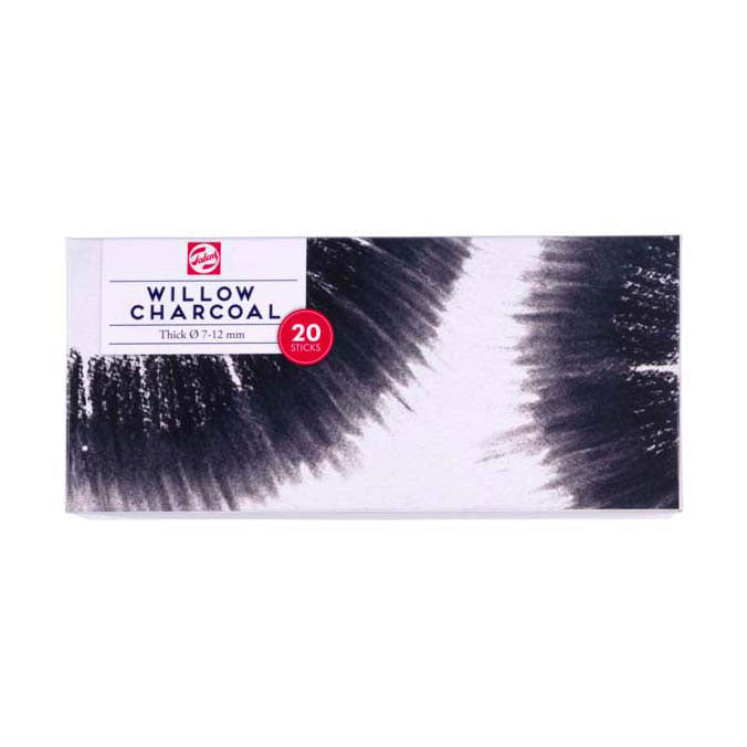 Talens houtskool dik 20 staafjes