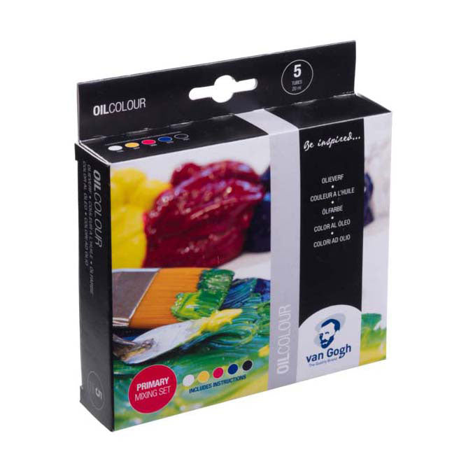 Bruynzeel van gogh olieverf primaire mengset, 5x20ml