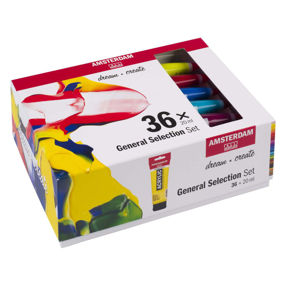 Amsterdam standard series acrylverf algemene selectie set | 36 × 20 ml